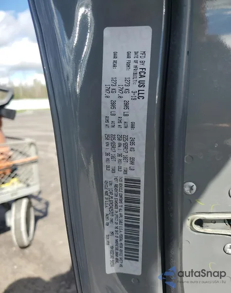 2019 Jeep Cherokee Latitude Plus из США, поврежденный, VIN 1C4PJMLB7KD425727